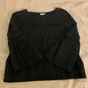 Black 3/4 sleeve top